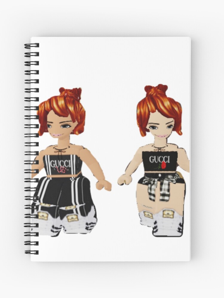 Thicc Roblox Girls Spiral Notebook By Rosebaby Redbubble - roblox thicc meme