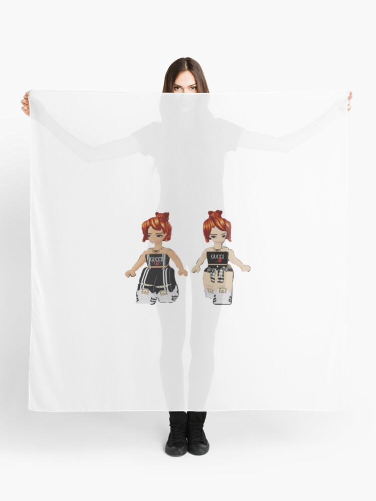 Thicc Roblox Girls Scarf By Rosebaby Redbubble - a poncho roblox