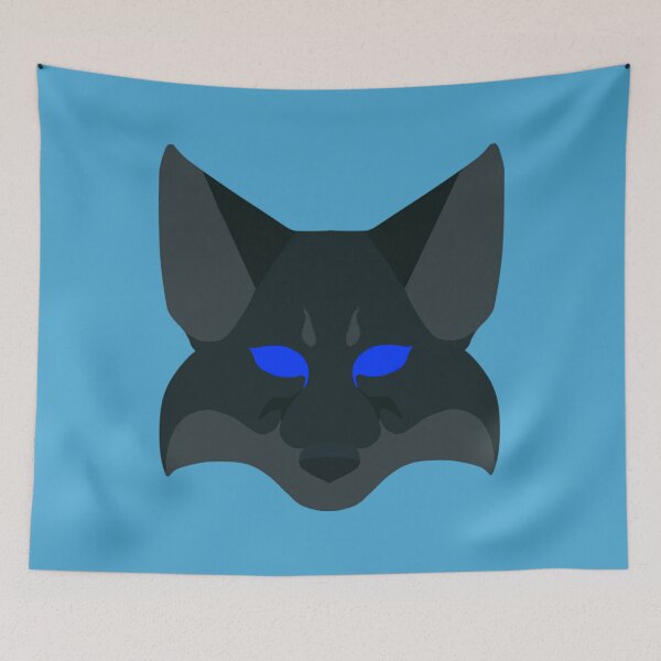 Item preview, Flat Fox (Midnight Blue) designed and sold by IgniteWithin.