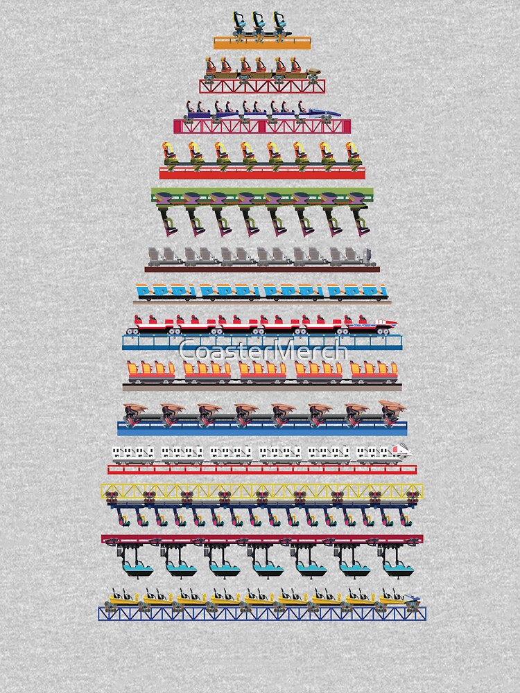 Cedar Point Coaster Trains Design by CoasterMerch
