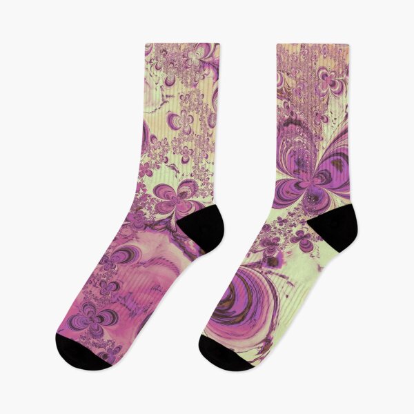 Item preview, Abstract Flower Art Pattern Magenta Haze Purple and Gold designed and sold by RootSquare.