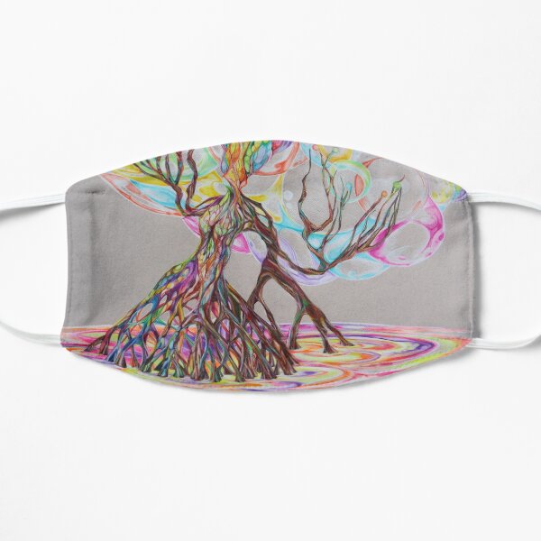Roots in Rainbows Flat Mask