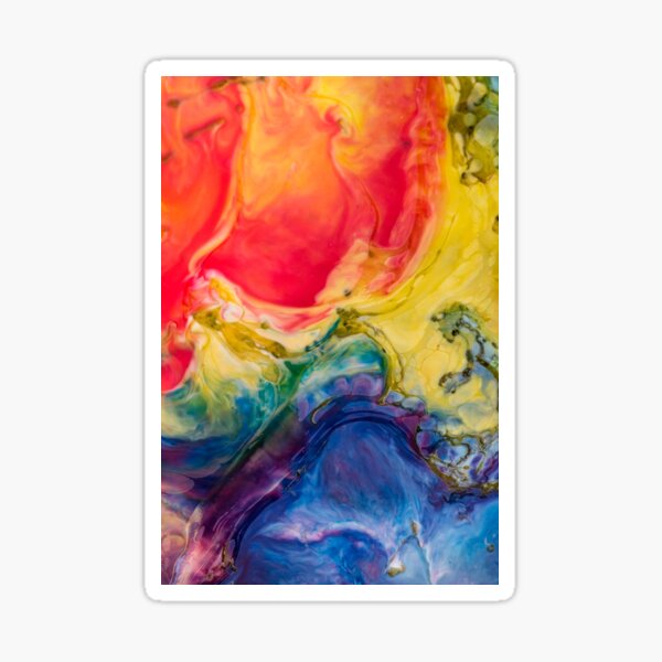 Multi colour pattern Sticker