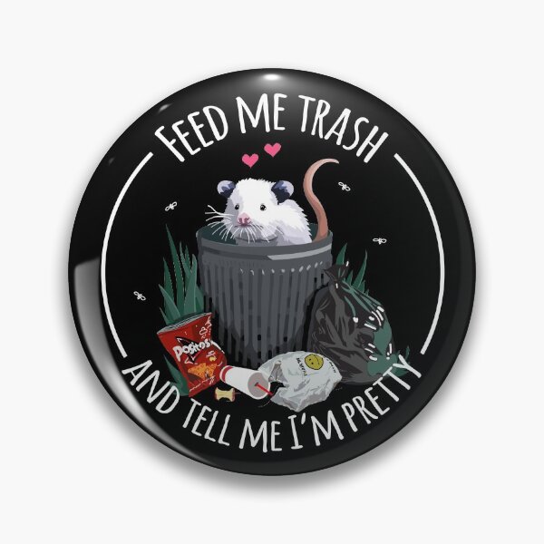 Item preview, Feed Me Trash Possum Opossum Cute Funny Trash Cat designed and sold by BoyPilot Goods.