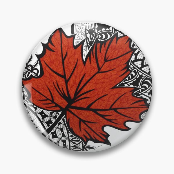Item preview, Canadian maple leaf in mandala designed and sold by irinabbota.