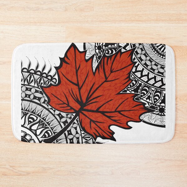 Item preview, Canadian maple leaf in mandala designed and sold by irinabbota.