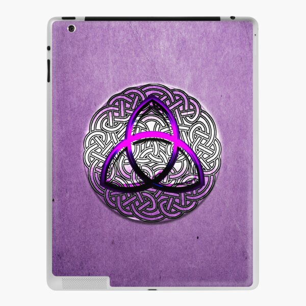 Purple triquetra iPad Skin