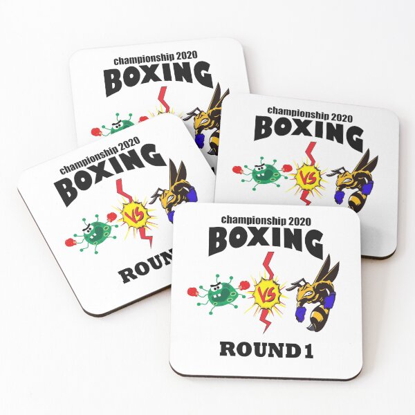 Item preview, boxing corona vs murder hornets designed and sold by Drahmed.