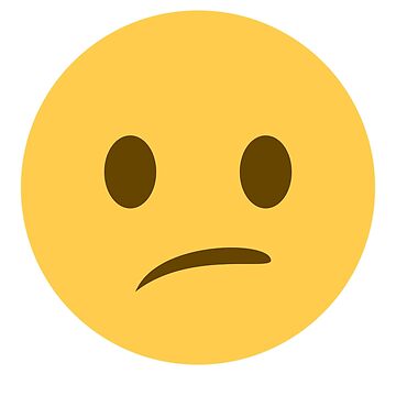 Emoticon Confused Face 9665346 PNG