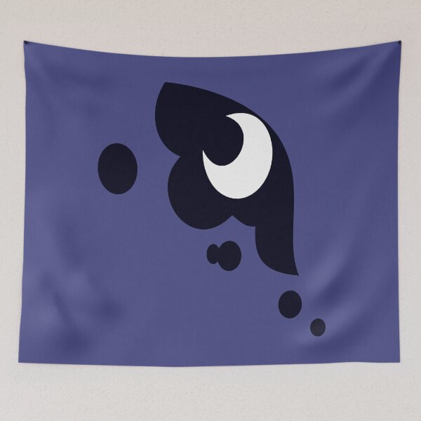 Item preview, Princess Luna Night Dark Clouds Half Moon MLP Cutie Mark Sign designed and sold by ariados4711.