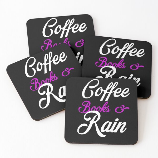 Item preview, Coffee books and rain designed and sold by Danielana.