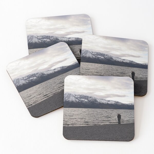 Item preview, A Couple Enjoys a Lake in the Evening designed and sold by MomentofPercep.