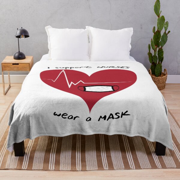 Item preview, I Support Nurses, Wear a Mask  designed and sold by CM-PD.
