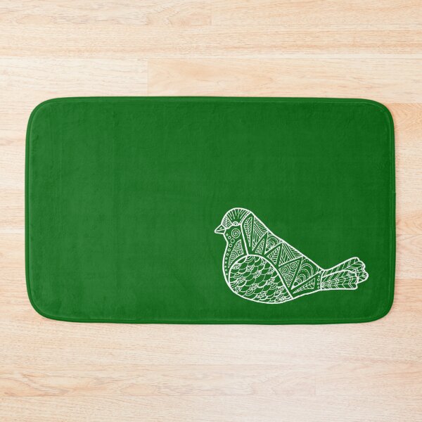 Item preview, Color Me Bird : White on Green designed and sold by Janelle Wourms.
