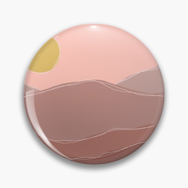 Item preview, pink mountain landscape designed and sold by charlottegaden.