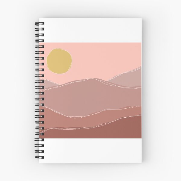Item preview, pink mountain landscape designed and sold by charlottegaden.