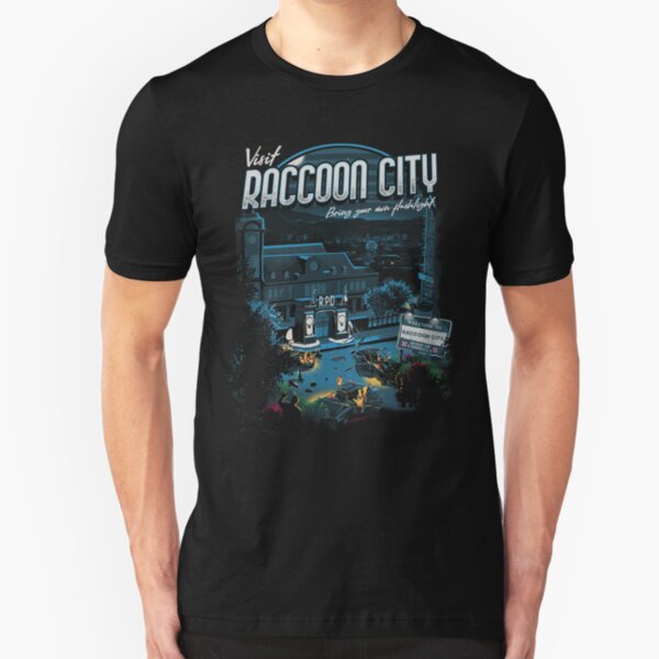 Visit Raccoon City Slim Fit T-Shirt