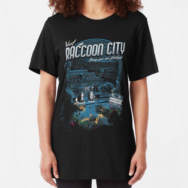 Racoon City T-Shirt Resident Evil Stars Umbrella Corp Corporation Horror grey