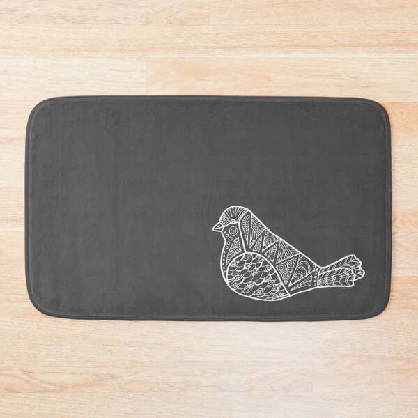 Item preview, Color Me Bird : White on Charcoal designed and sold by Janelle Wourms.