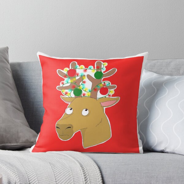 Aperçu de l'œuvre Raindeer Christmas Doodal! in RED créée et vendue par Froodals.