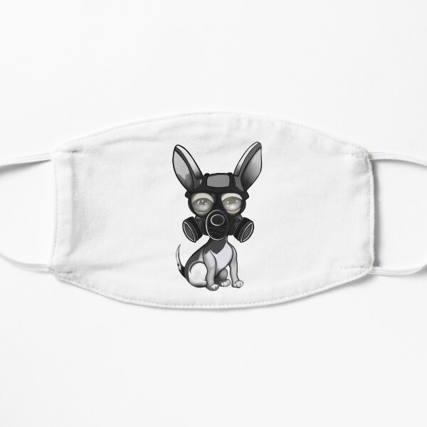 Dog with Gas Mask Mask