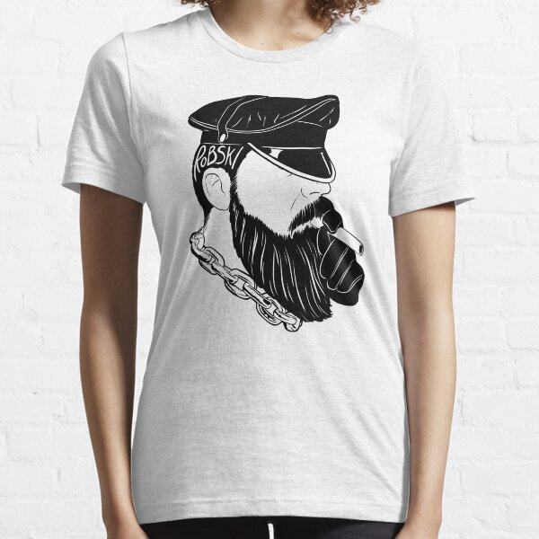 Smoking leather Daddy Dom black lines Essential T-Shirt