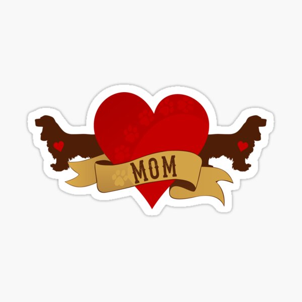Tattoo Style Cocker Spaniel Sticker