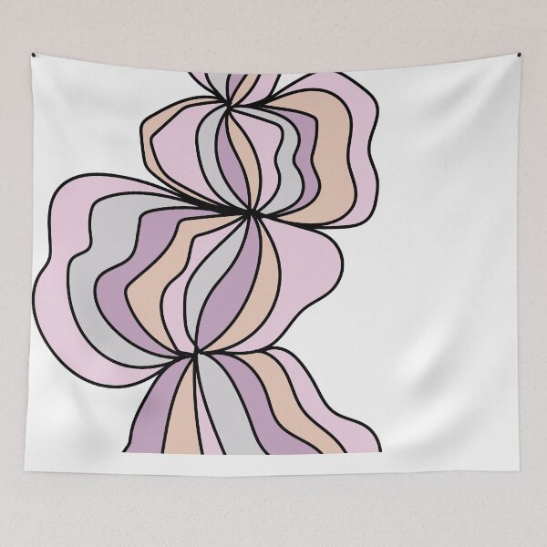 Item preview, Pastel Pink Curvature Waves Pattern designed and sold by morgandiehl10.
