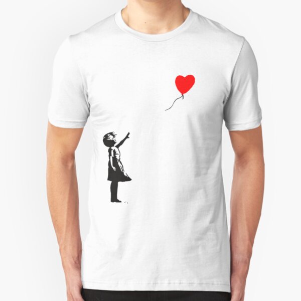Banksy Balloon Slim Fit T-Shirt