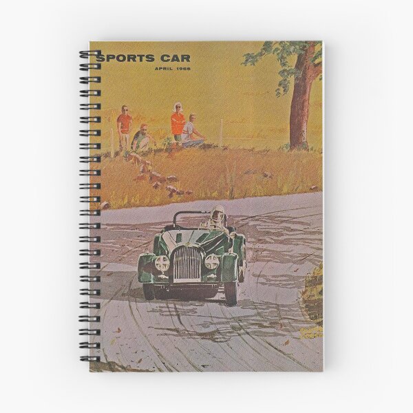 Item preview, Vintage British Sports Car Road Trip Art Print – Classic Retro Racing Illustration designed and sold by Road To Track.