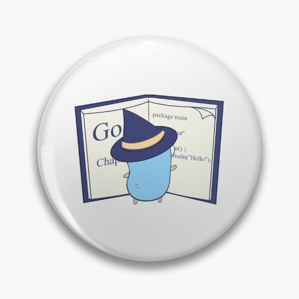 Item preview, The Go Gopher: Witch Learning Go designed and sold by hellkni9ht.