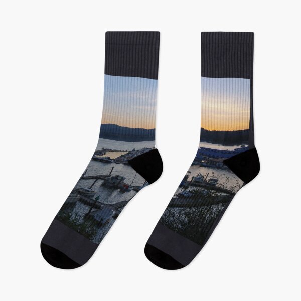 Item preview, Sunset over Coeur D'Alene's Dock designed and sold by MomentofPercep.