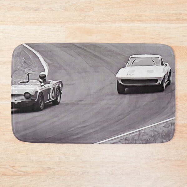 Item preview, Classic Corvette Racing Poster - Legendary American Muscle Race Car Art designed and sold by Road To Track.