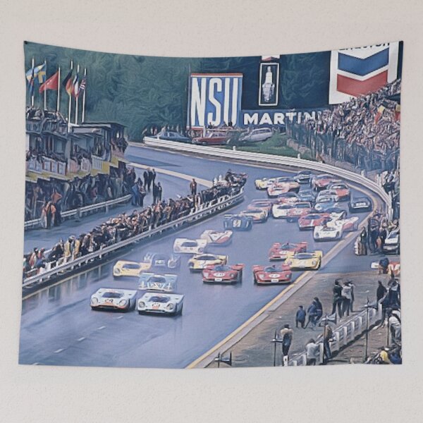 Item preview, Spa 1000km 1970 Start – Vintage Racing Painting, Classic Endurance Motorsport designed and sold by Road To Track.