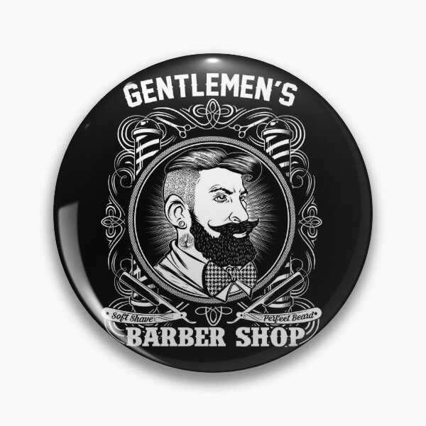 Item preview, GENTLEMENS BARBER SHOP : Vintage Advertising Poster designed and sold by posterbobs.