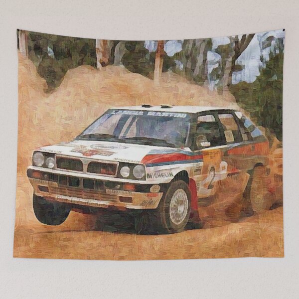 Item preview, Lancia Delta Integrale Rally Poster – Classic Group A Legend designed and sold by Road To Track.