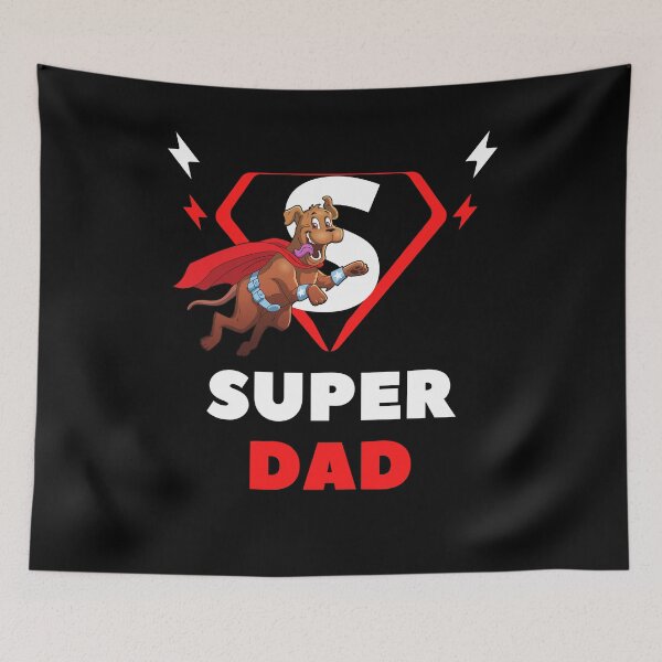 Item preview, Super Dad Cute Dog Gift designed and sold by brookes88.