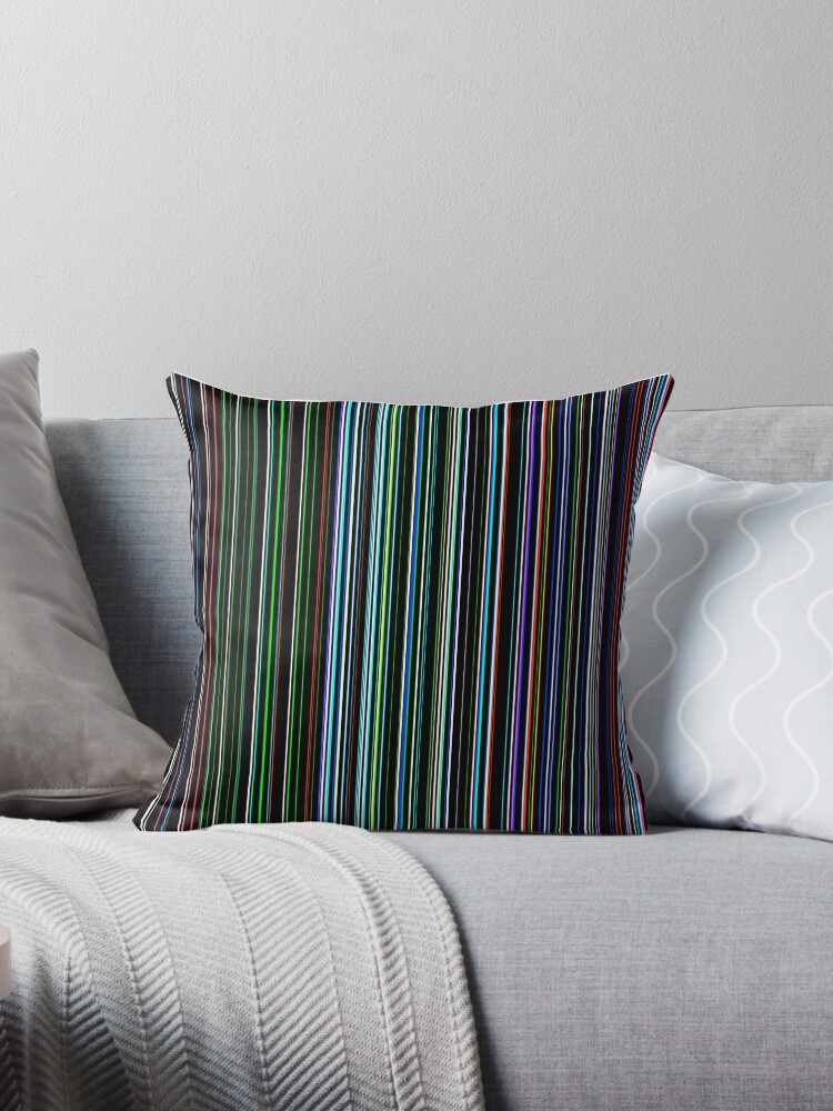 Thumbnail 1 of 3, Throw Pillow, Kepler-186f Rainbow designed and sold by DJALCHEMY.