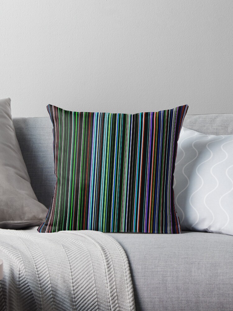 Thumbnail 1 of 4, Pillow, Kepler-186f Rainbow designed and sold by DJALCHEMY.