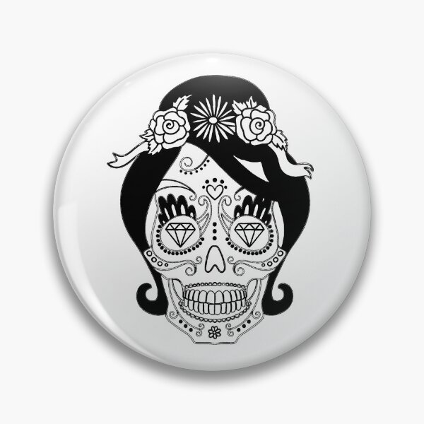 Item preview, Girl Sugar Skull / Black #1 designed and sold by primawm.