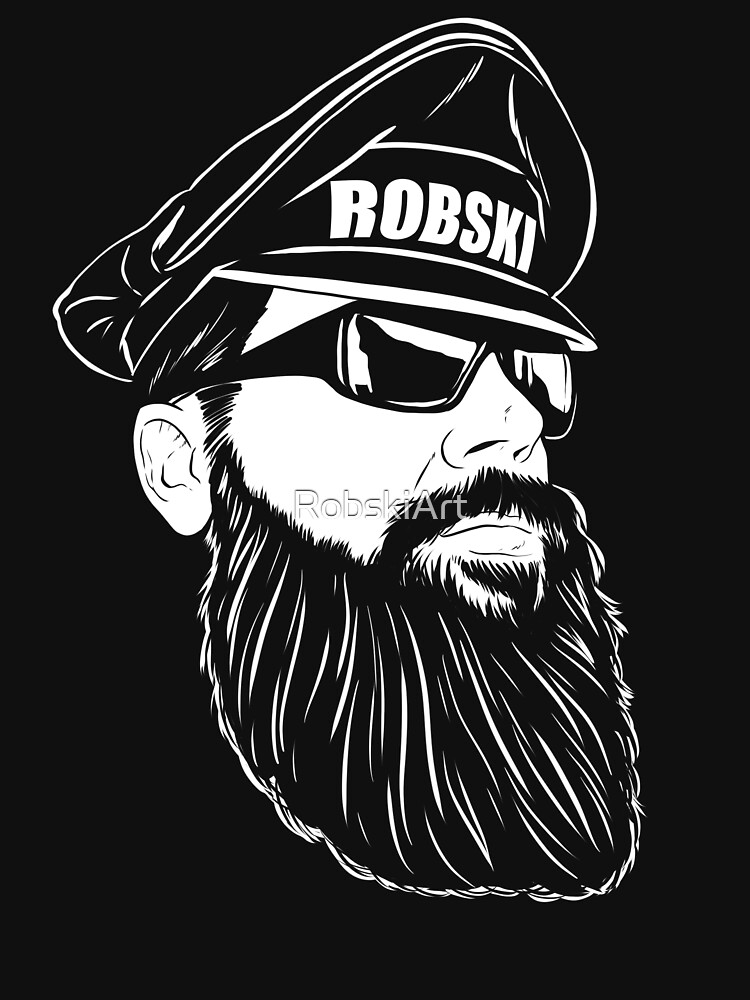 Leather Daddy Dom white lines by RobskiArt