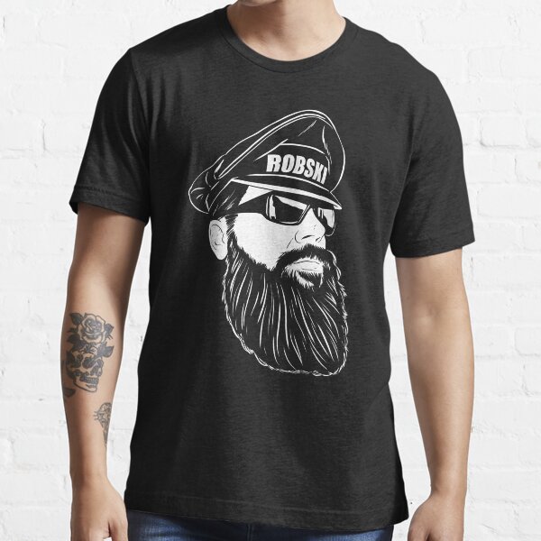 Leather Daddy Dom white lines Essential T-Shirt
