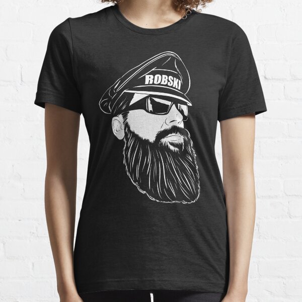 Leather Daddy Dom white lines Essential T-Shirt
