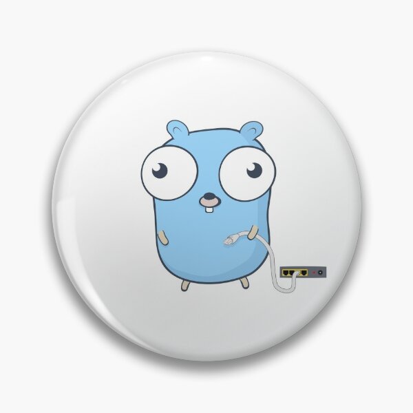 Item preview, Golang Gopher Logo: Network designed and sold by hellkni9ht.
