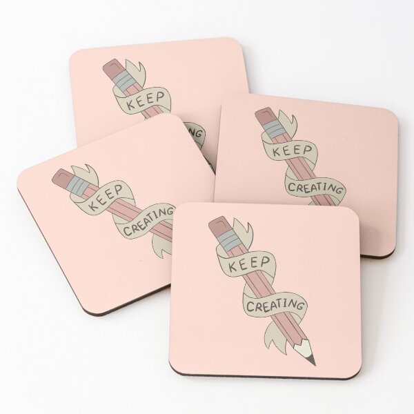Item preview, Pale Pink Keep Creating designed and sold by SydneySells.