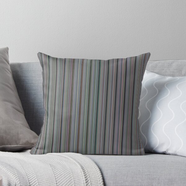 Saturn Rainbow Throw Pillow