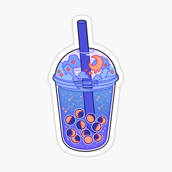 Night Boba Sticker