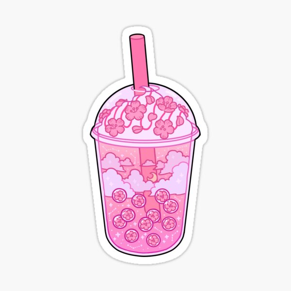 Sakura Boba Sticker