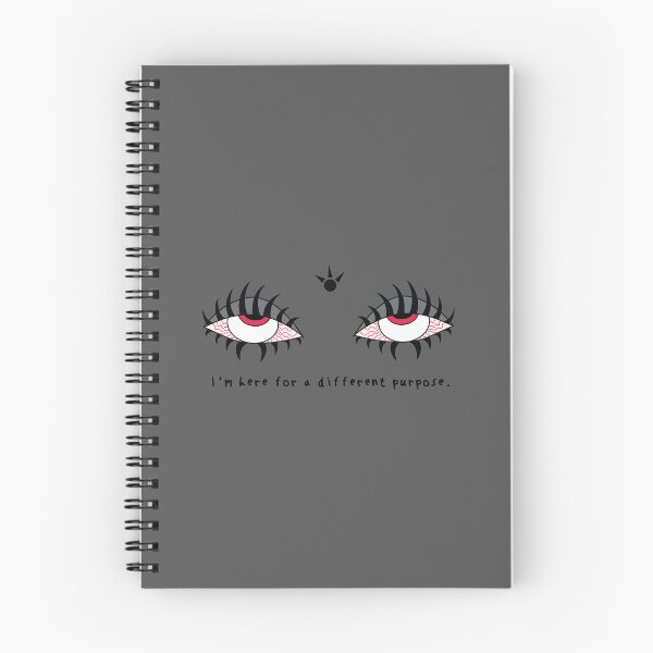 Item preview, I'm here for a different purpose red eye rolling with grey shadow designed and sold by primasart.