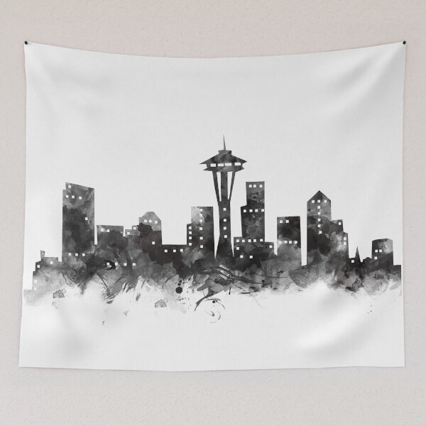 Item preview, Seattle Skyline designed and sold by MonnPrint.